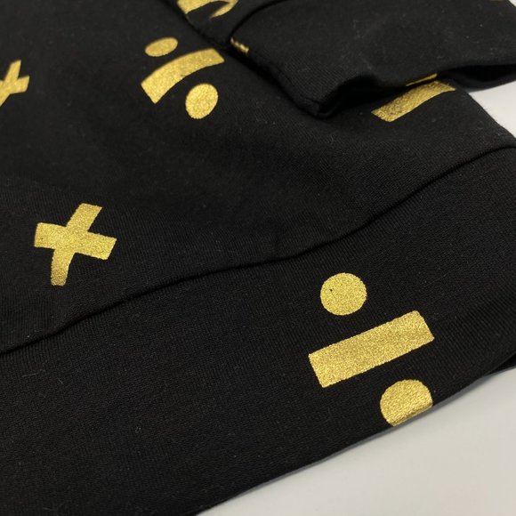 NWT Top & Elastic Waist Joggers w/ Math Sym Foil - Picture 4 of 6